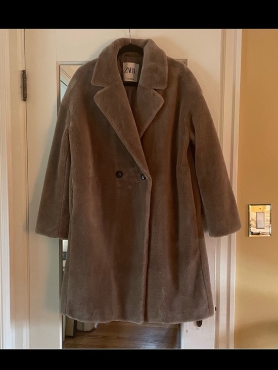 Zara Jackets & Blazers - Zara Women's Cozy Brown Teddy Jacket